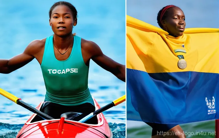 토고 출신 스포츠 스타 - **Togolese Youth Football Dream:** A vibrant, dynamic image of several young Togolese boys and girls...
