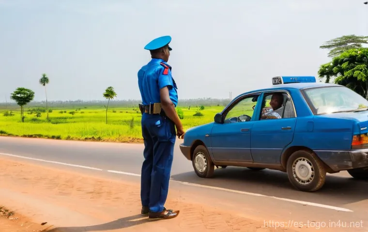토고의 자동차 렌트 팁 - A rugged, slightly dusty but reliable 4x4 vehicle navigating a winding, unpaved red-earth road throu...
